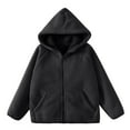 thumbnail image 2 of LYHao Winter Girls Coat With Fleece Thickened Warm Hooded Jacket For Kids School Outerwear Girls Jacket Coat,Sizes 3-4 Years, 2 of 4