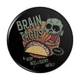 thumbnail image 1 of Brain Tacos Pinback Button Pin, 1 of 4