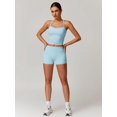 thumbnail image 3 of Two Piece Workout Sets for Women Sports Bra Tank Top High Waist Booty Lifting Shorts Gym Yoga Active Wear Outfits, 3 of 10