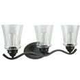 thumbnail image 3 of Aspen Creative 62117-2, 3-Light Bathroom Vanity, 24" Wide, Transitional Design, Oil Rubbed Bronze, 3 of 6
