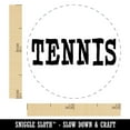 thumbnail image 2 of Tennis Fun Text Self-Inking Rubber Stamp Ink Stamper - Red Ink - Mini 1/2 Inch, 2 of 7