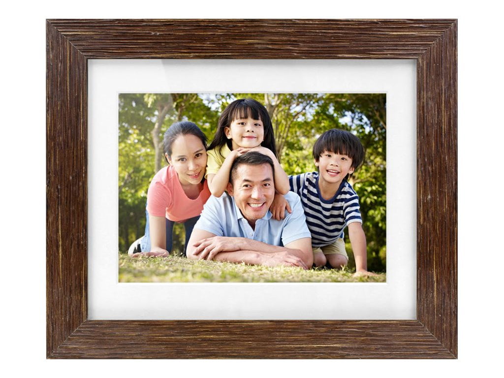 Aluratek Distressed Wood ADPFD08F Digital photo frame 8" 1024 x