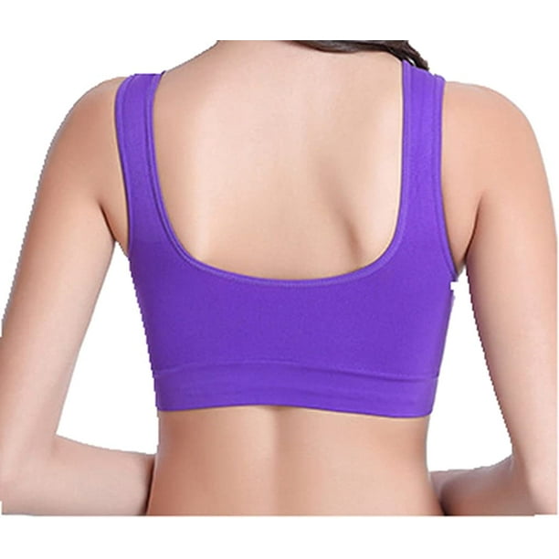 Sports Bras for Women,Seamless Sleep Bra with Removable Pads Yoga Gym  Activity Everyday Wear 