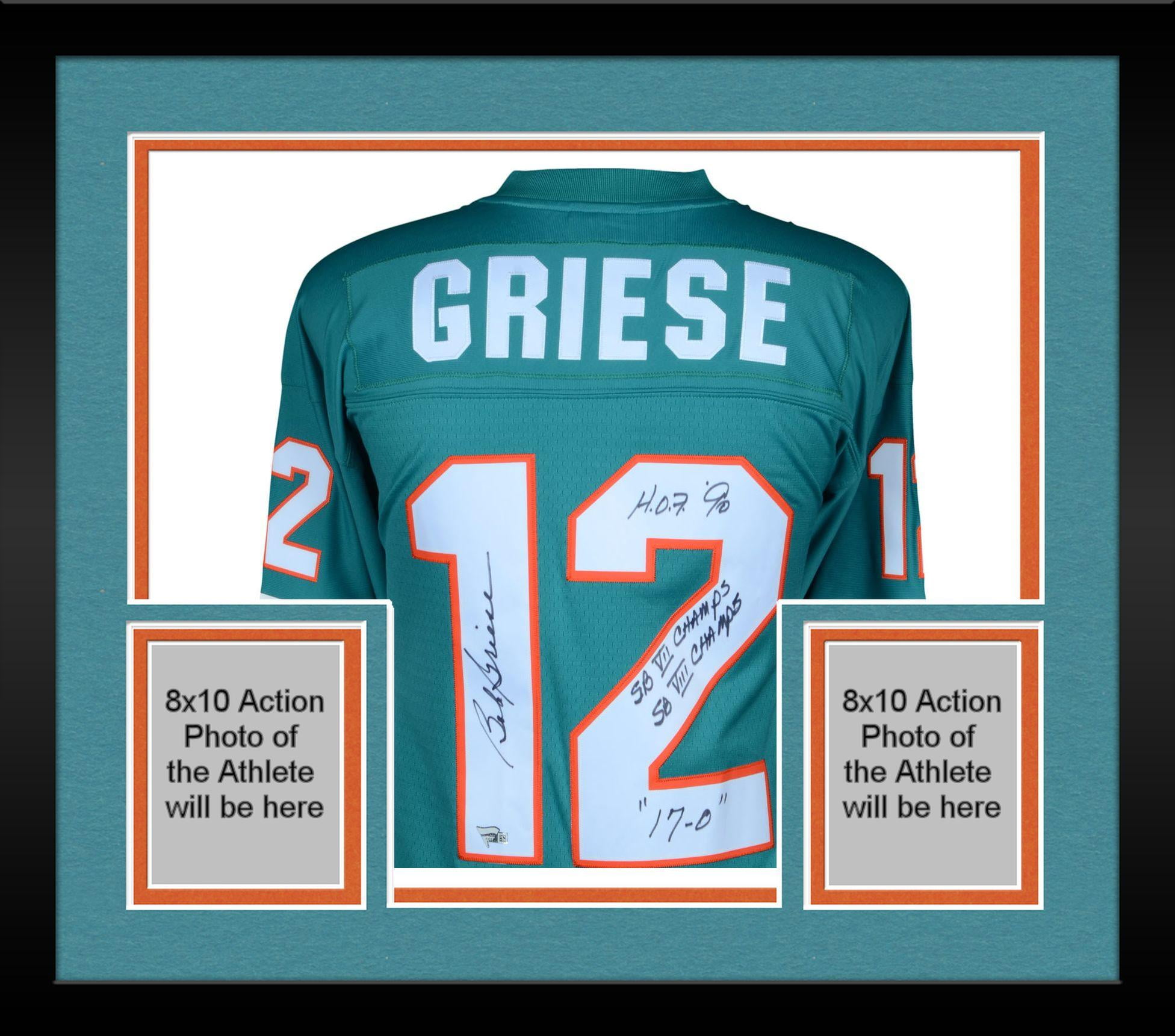 bob griese signed jersey