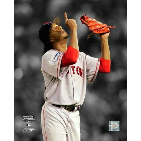- Pedro Martinez Game 3 of the 2004 World Series Spotlight Action Photo Print