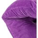 thumbnail image 5 of Granjero Gordo Cojín de asiento/silla de comedor de 4 piezas, cojín de patio, lavable a máquina y apto para secadora (franela de 40,6 x 40,6 cm, morado), 5 of 5