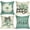 Eucalyptus, variant on Spring Summer Eucalyptus Leaves Daisy Decorative Throw Pillow Covers 18 x 18 Set of 4, Buffalo Plaid Truck Farmhouse Sage Green Cushion Case Decor, Bless Home Seasonal Decoration for Sofa Couch