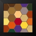 thumbnail image 2 of Grayscale 12x12 Black Modern Framed Museum Art Print Titled - Bright Hive XIII, 2 of 5