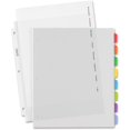 thumbnail image 1 of Clear View Plastic Dividers, 8 Tab - Clear, 1 of 1