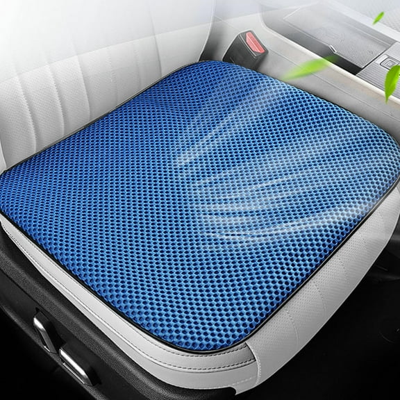 Tgbvmt Car Ventilation Breathable Seat Cushion Ergonomic Soft Gel Cooling Comfort Pad for Home Office Driving Long Trips Reduce Fatigue Lumbar Support Durable Washable Comfortable Sitting
