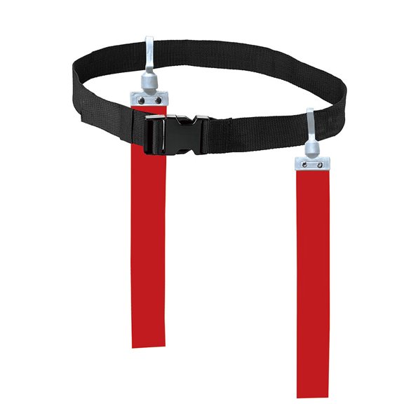 SANWOOD Football Tag Belt American Football Match Training Belt Adjustable Rugby Flag Tag Waist Strap