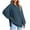 Blue, variant on Pisexur Womens Hoodies Trendy Solid Color Fall Hoodie Casual Long Sleeve Tops Sweatshirt for Women Loose Pleated Drawstring Pullover Tops with Pocket