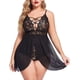 thumbnail image 1 of Zhuge Conjunto de Lencería Mujer Erótica para Sexo, Talla Grande 2XL Negro A, Diseño Atractivo con Detalles de Encaje y Ajuste Perfecto para Mujeres Curvas, 1 of 2