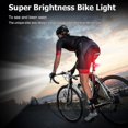 thumbnail image 1 of Conjunto de luces de bicicleta y faros de bicicleta recargables por USB con energía solar de bocina XianweiShao  8390615706421, 1 of 1