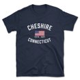 thumbnail image 1 of Cheshire Connecticut Patriot Men's Cotton T-Shirt, 1 of 1