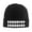 Black, variant on Harlequin Winter Beanie Hats for Men Women Warm Cozy Knitted Cuffed Skull Cap Blue
