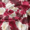 thumbnail image 5 of Ambesonne Maroon Window Valance, Blossoming Dahlia Flowers, 54" X 12", Maroon Pale Peach Rose, 5 of 5