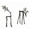thumbnail image 3 of 2025 Modern Xmas Figurines-9.84" Black Reindeer Statues, Elegant Indoor Holiday Decor, Table Centerpieces Christmas Decorations, Perfect for Mantel Living Room Bedroom Office, 3 of 8