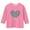 Pink, variant on Eltusu Boys Valentines Base Layer Shirts, Pullover Fashion Heart Graphic Crew Neck 3/4 Long Sleeve Tops Blue Size 3-12 T