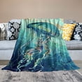 thumbnail image 2 of Orinice Jellyfish Ocean Fish Warm Lightweight Blanket Soft Fleece Blankets for All Seasons - Multiple Sizes Available 50x60in, 2 of 6