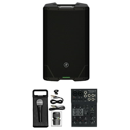 Mackie SRT215 15” 1600w Powered DJ PA Speaker w/Bluetooth+4-Ch. Mixer+Microphone price history on PriceWatchPro