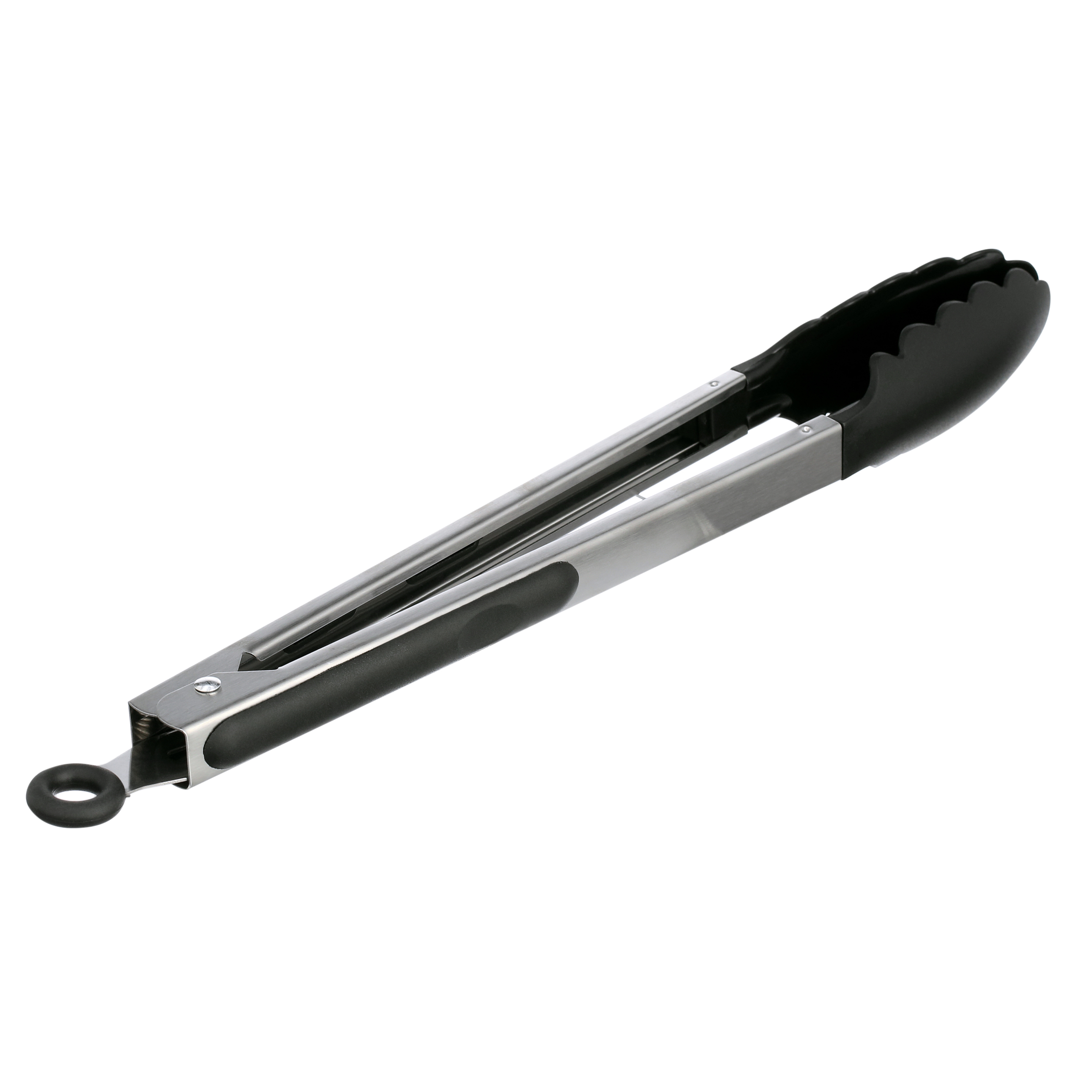 Mainstays Stainless Steel and Black Dripless Tongs - image 4 of 7
