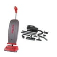 Oreck Commercial U2000R1 120 V Red/Gray Upright Vacuum Bundle with Oreck Super Deluxe Compact
