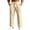 Beige, variant on Men's Relaxed Fit Straight Leg Jogger Pants with Soft Knit Fabric and Elastic Waistband, Versatile Casual & Business Athletic Trousers for Work or Sport,Army Green,L