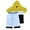 Yellow, variant on Men’s 2-piece Color block Short Set pullover Hoodie with matching shorts