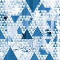 thumbnail image 2 of "Blue Diamonds" Painting Print on Wrapped Canvas, 2 of 7