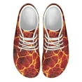 thumbnail image 4 of Wismoutput Red Flame Sneakers for Men Boys Minimalist Comfortable Barefoot Shoes Wide Width Size 5.5-14, 4 of 7