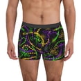 thumbnail image 1 of Fotbe Neon Mardi Gras Calzoncillos Tipo Boxer con Bolsa de Soporte Total para Hombre, X-Temp Fresco, Transpirable y de Secado Rápido-XX-Large, 1 of 5