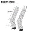 thumbnail image 2 of Hirioo white Moose winter tree for Adult Stockings Breathable Sock Non-Pilling,Contrasting Color Design, 2 of 6