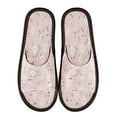 thumbnail image 3 of Unisex Travel Sandals House Slippers Includes Free Storage Bag for Hotel, Travel, Home Cute Small Floral Pattern, 3 of 8