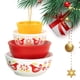 thumbnail image 3 of Navidad en Miniatura Cuenco Apilable Resina Regalos, 3 of 9