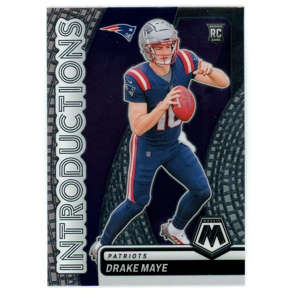 NFL 2024 Panini Mosaic Football Introductions Drake Maye #1 (Rookie)