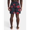 thumbnail image 3 of Naruto Men's and Big Men's Print Board Shorts, Sizes S-3XL, 3 of 5