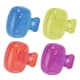 thumbnail image 1 of Cubiertas de cepillo de dientes en forma de pez de 4 piezas duraderas para viajar Azul Amarillo Púrpura Rojo Plástico, 1 of 5