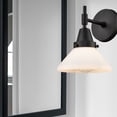 thumbnail image 3 of 447-1W-BK-G4471 Innovations Lighting Caden - 1 Light Wall Sconce-9.25 Inches Tall and 8 Inches Wide-Matte Black Finish-Matte White Glass Color, 3 of 3