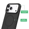 thumbnail image 3 of onn Protective Gel Phone Case for iPhone 18 Pro / 17 Pro, MagSafe Compatible - Black, 3 of 8