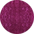 thumbnail image 1 of Ahgly Company Indoor Round Abstract Purple Modern Area Rugs, 8' Round, 1 of 4