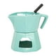 thumbnail image 1 of Juego de fondue de chocolate de de 300 ml, olla de cocción verde premium para fundir chocolate, ideal para bodas, cenas de compromiso, queso, 1 of 9