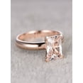thumbnail image 2 of Bestselling Morganite Engagement Ring on Sale: 1 Carat Morganite Solitaire Engagement Ring in 10k Rose Gold, 2 of 2