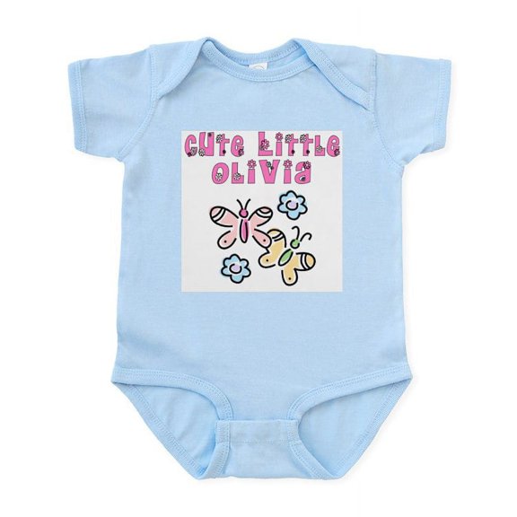 CafePress - Cute Little Olivia Infant Bodysuit - Baby Light Bodysuit, Size Newborn - 24 Months