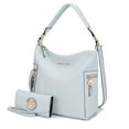 thumbnail image 5 of MKF Collection Ophelia Vegan Leather Women's Hobo Bag by Mia K with Wallet - 2 pieces, 5 of 10