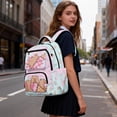 thumbnail image 3 of Jeiento Kids School Backpack for Elementary Girls Capybara Ice Cream 17 Inch Large Capacity Bookbag for Back to School Supplies, Casual Daypack for Travel Hiking, 3 of 7