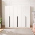 thumbnail image 2 of Lee Wardrobe Closet 2.0 from Engineered Wood in White - Set of 3, 2 of 17