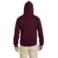thumbnail image 2 of Jerzees Adult NuBlend Super Sweats Pull Over Hoodie, 3X, Maroon, 2 of 3