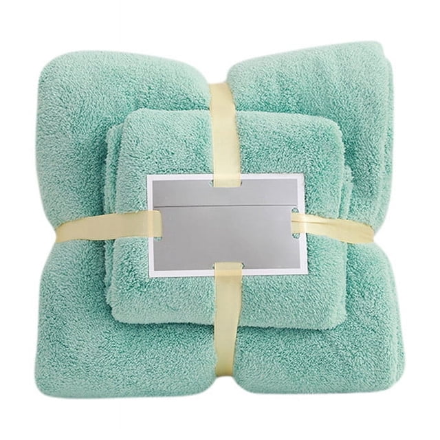 HBFAGFB Bathroom Set Towel Two-In-One Soft and Absorben Bath Sheets Suitable for Daily Use G One Size