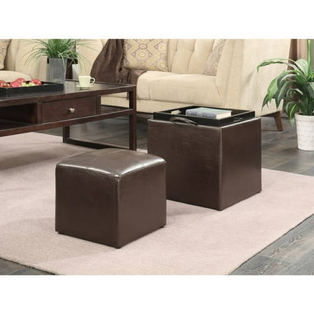 Convenience Concepts Designs4Comfort Park Avenue Storage Ottoman, Multiple Colors
